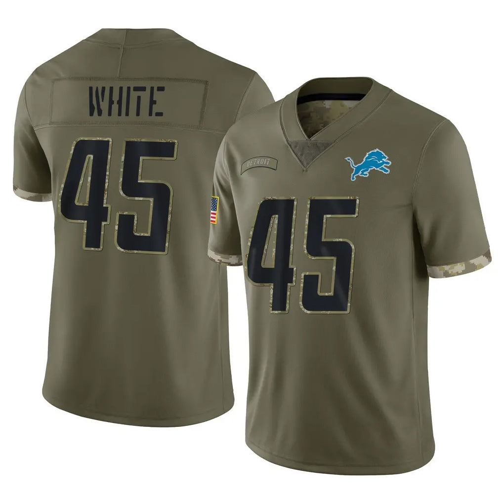Ncoe D.Lions #45 Devin White Player Olive Salute To Service Limited Stitched Jerseys