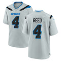 Ncoe D.Lions #4 D.J. Reed Player Silver 2026 Rivalries Collection Home Game Stitched Jerseys