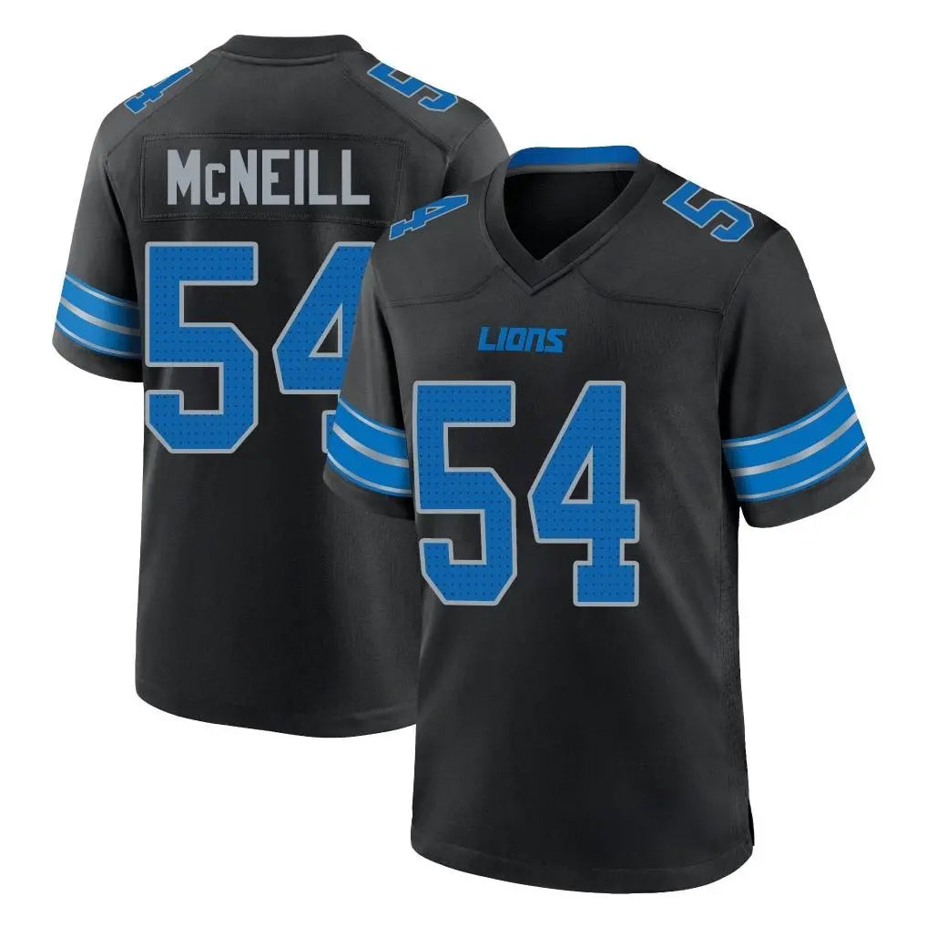 Ncoe D.Lions #54 Alim McNeill Player Black Alternate Home Game Stitched Jerseys