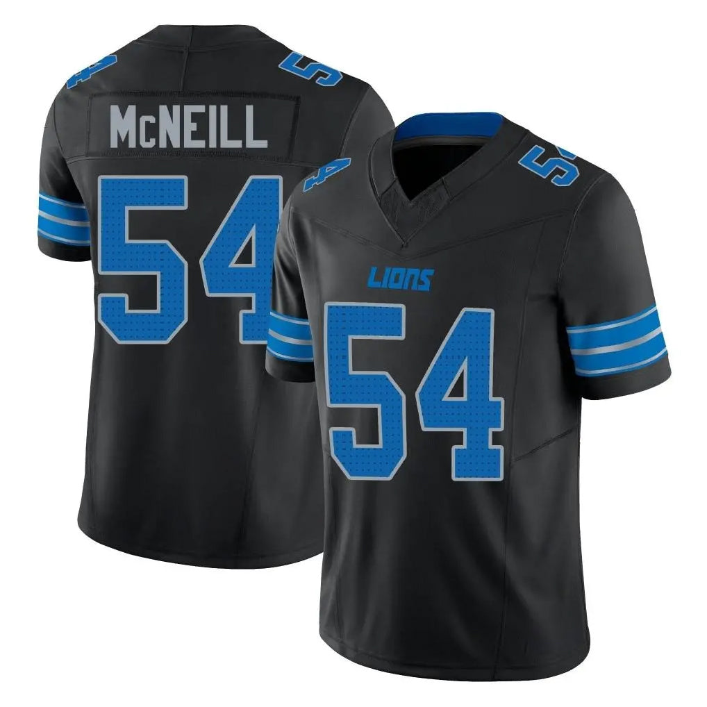 Ncoe D.Lions #54 Alim McNeill Player Black Alternate Vapor F.U.S.E. Limited Home Game Stitched Jerseys