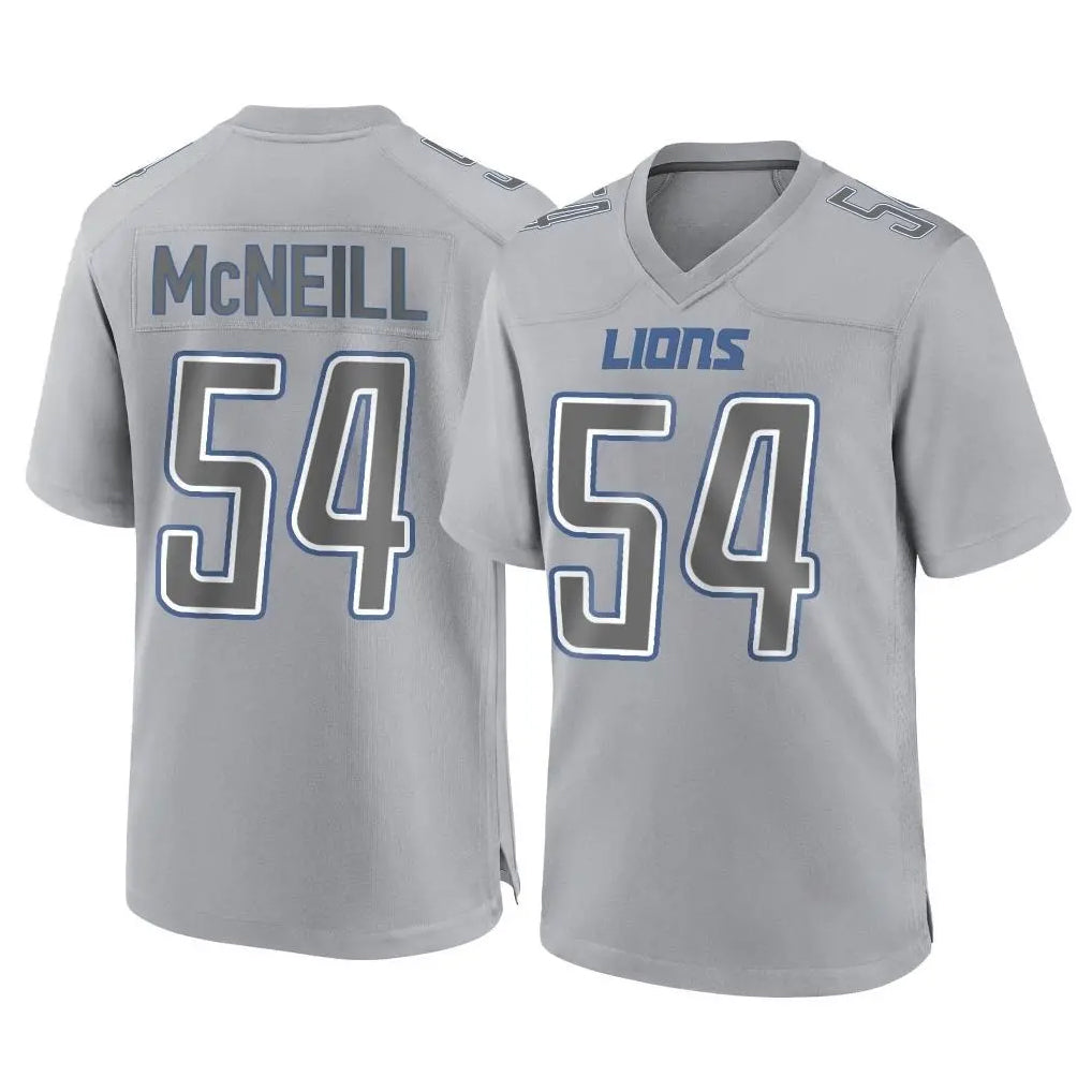 Ncoe D.Lions #54 Alim McNeill Player Gray Atmosphere Fashion Home Game Stitched Jerseys