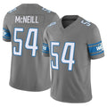 Ncoe D.Lions #54 Alim McNeill Player Gray Vapor F.U.S.E. Limited Home Game Stitched Jerseys