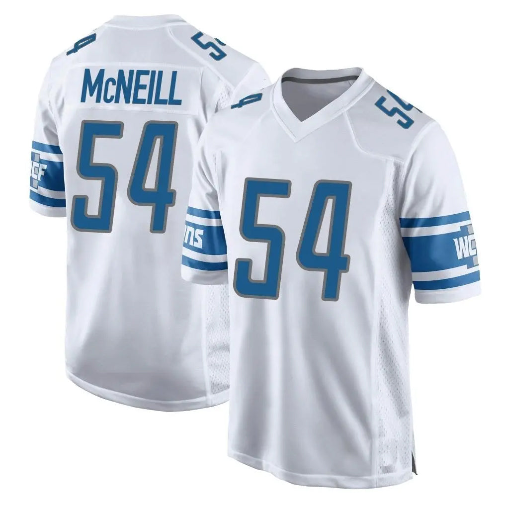 Ncoe D.Lions #54 Alim McNeill Player White Home Game Stitched Jerseys