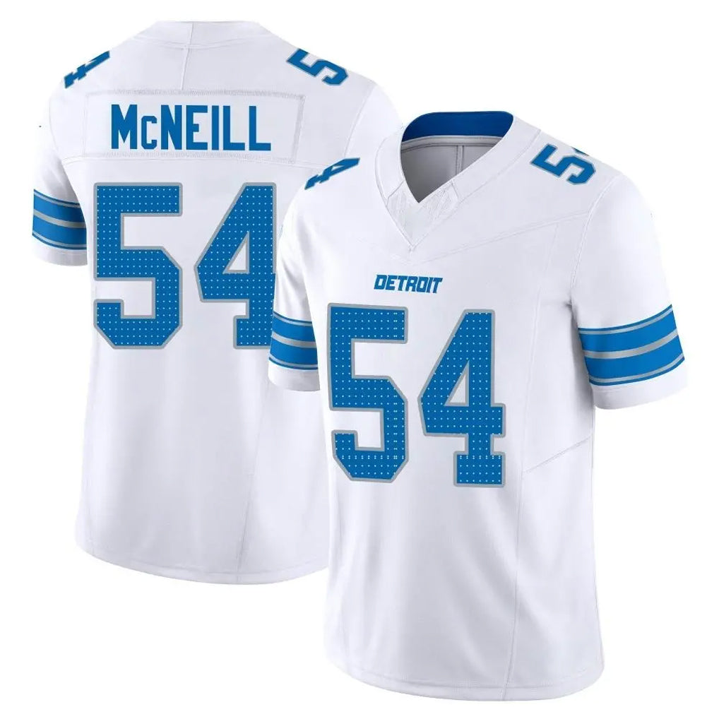 Ncoe D.Lions #54 Alim McNeill Player White Limited Vapor F.U.S.E. Alternate Home Game Stitched Jerseys