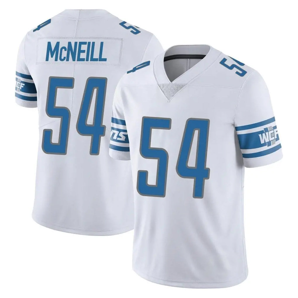 Ncoe D.Lions #54 Alim McNeill Player White Limited Vapor Untouchable Home Game Stitched Jerseys