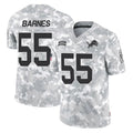 Ncoe D.Lions #55 Derrick Barnes Player Arctic Camo Salute To Service Limited Stitched Jerseys