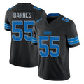 Ncoe D.Lions #55 Derrick Barnes Player Black Alternate Vapor F.U.S.E. Limited Home Game Stitched Jerseys