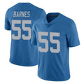 Ncoe D.Lions #55 Derrick Barnes Player Blue Limited Throwback Vapor Untouchable Stitched Jerseys