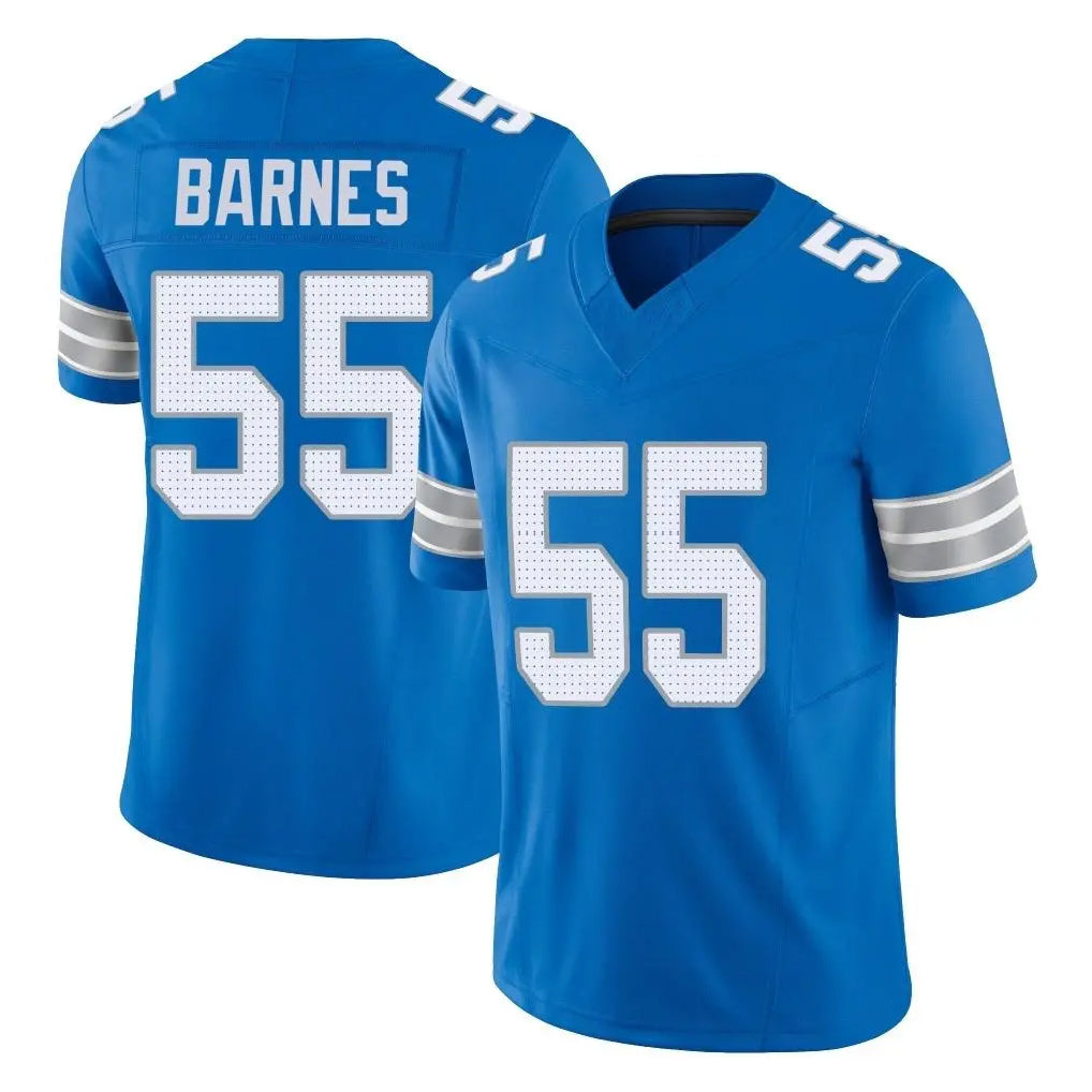 Ncoe D.Lions #55 Derrick Barnes Player Blue Limited Vapor F.U.S.E. Alternate Home Game Stitched Jerseys