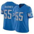 Ncoe D.Lions #55 Derrick Barnes Player Blue Vapor F.U.S.E. Limited Home Game Stitched Jerseys