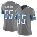 Ncoe D.Lions #55 Derrick Barnes Player Gray Vapor F.U.S.E. Limited Home Game Stitched Jerseys