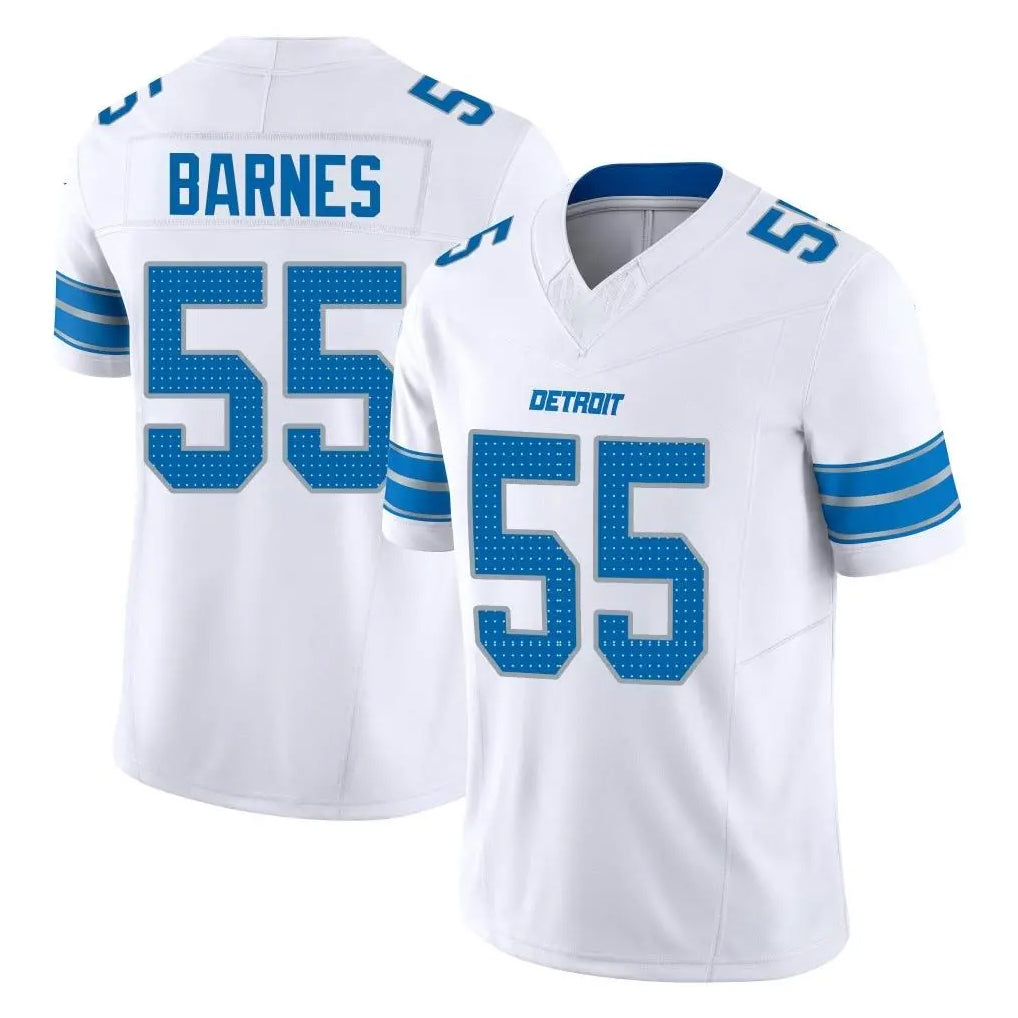 Ncoe D.Lions #55 Derrick Barnes Player White Limited Vapor F.U.S.E. Alternate Home Game Stitched Jerseys