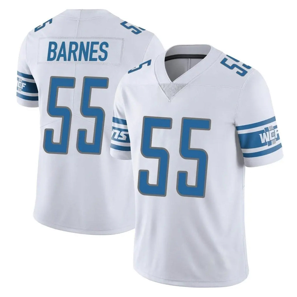 Ncoe D.Lions #55 Derrick Barnes Player White Limited Vapor Untouchable Home Game Stitched Jerseys
