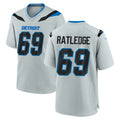 Ncoe D.Lions #69 Tate Ratledge Player Silver 2026 Rivalries Collection Home Game Stitched Jerseys