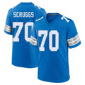 Ncoe D.Lions #70 Juice Scruggs Player Blue Alternate Home Game Stitched Jerseys
