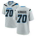 Ncoe D.Lions #70 Juice Scruggs Player Silver 2026 Rivalries Collection Home Game Stitched Jerseys