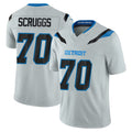 Ncoe D.Lions #70 Juice Scruggs Player Silver Limited 2026 Rivalries Collection Home Game Stitched Jerseys