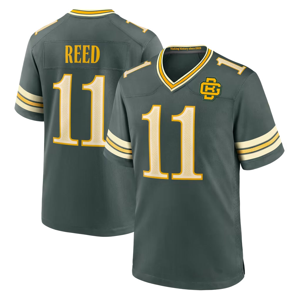 Ncoe GB.Packers #11 Jayden Reed Player Green 2026 Rivalries Collection Home Game Stitched Jerseys
