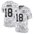 Ncoe GB.Packers #18 Jonnu Smith Player Arctic Camo Salute To Service Limited Stitched Jerseys