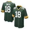 Ncoe GB.Packers #18 Jonnu Smith Player Green Home Game Stitched Jerseys