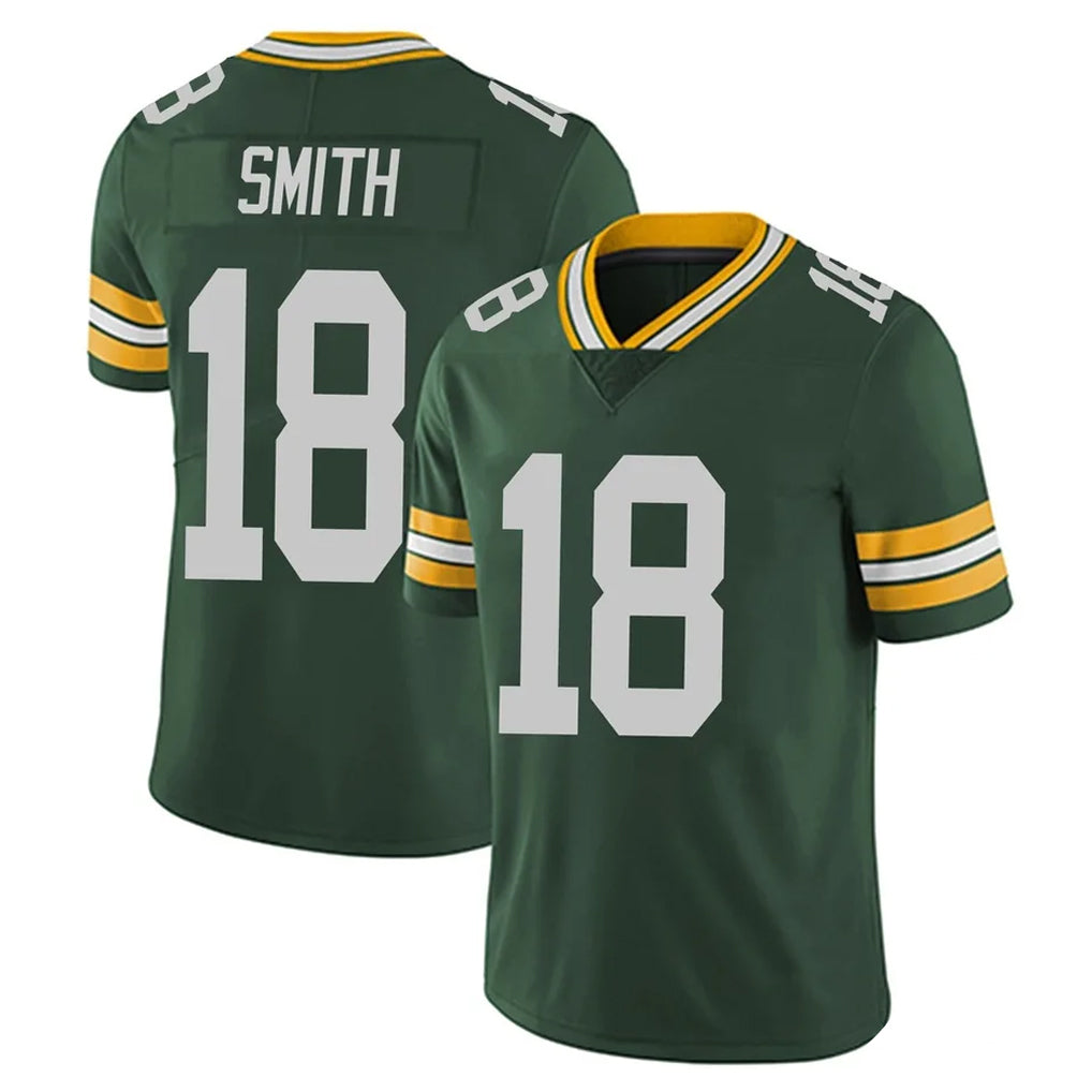 Ncoe GB.Packers #18 Jonnu Smith Player Green Vapor Untouchable Limited Home Game Stitched Jerseys