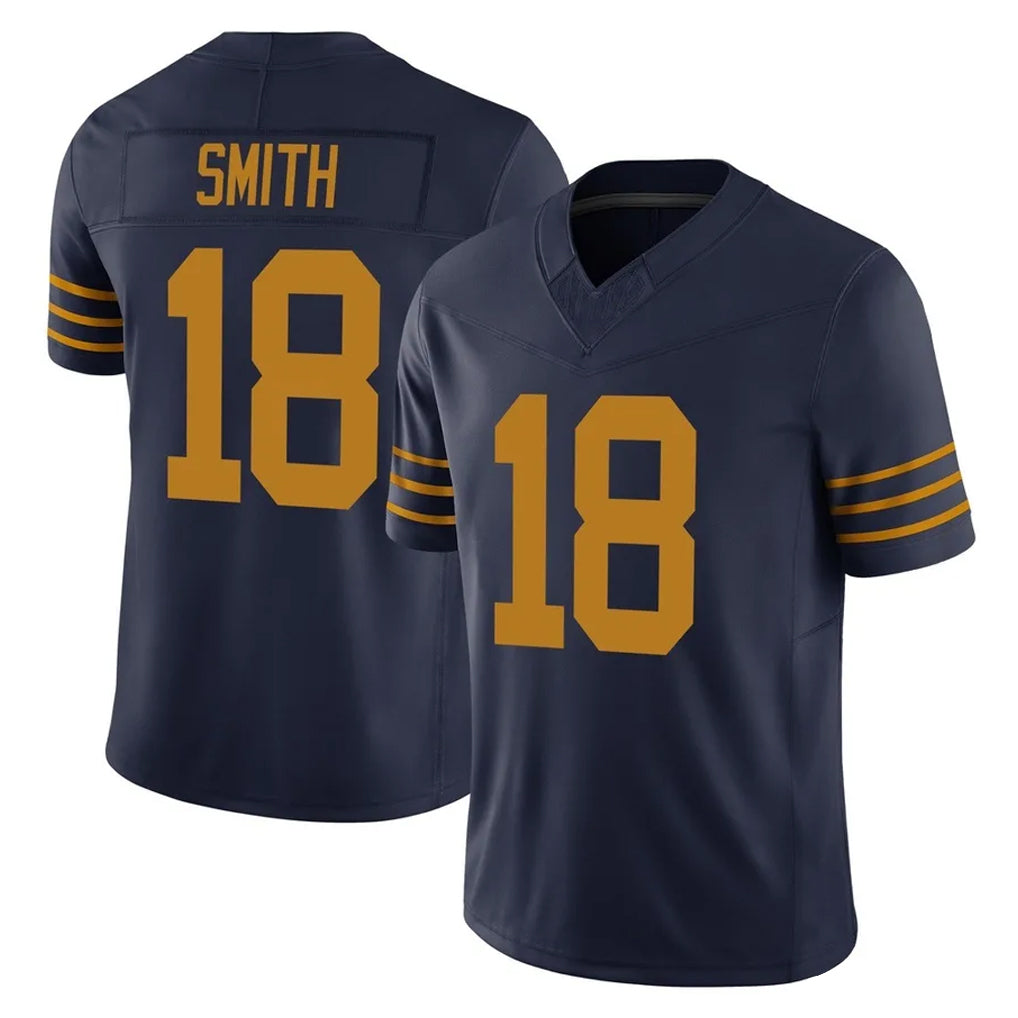 Ncoe GB.Packers #18 Jonnu Smith Player Navy The 1923 Classic Vapor F.U.S.E. Home Game Stitched Jerseys
