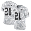 Ncoe GB.Packers #21 Benjamin St-Juste Player Arctic Camo Salute To Service Limited Stitched Jerseys