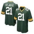 Ncoe GB.Packers #21 Benjamin St-Juste Player Green Home Game Stitched Jerseys