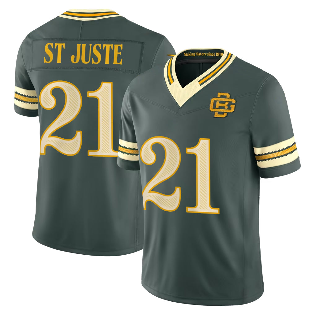 Ncoe GB.Packers #21 Benjamin St-Juste Player Green Limited 2026 Rivalries Collection Home Game Stitched Jerseys