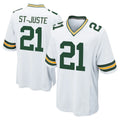 Ncoe GB.Packers #21 Benjamin St-Juste Player White Home Game Stitched Jerseys