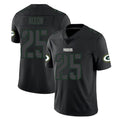 Ncoe GB.Packers #25 Keisean Nixon Player Black Impact Limited Home Game Stitched Jerseys