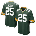 Ncoe GB.Packers #25 Keisean Nixon Player Green Home Game Stitched Jerseys