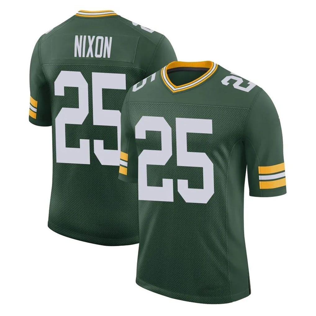 Ncoe GB.Packers #25 Keisean Nixon Player Green Limited Classic Home Game Stitched Jerseys