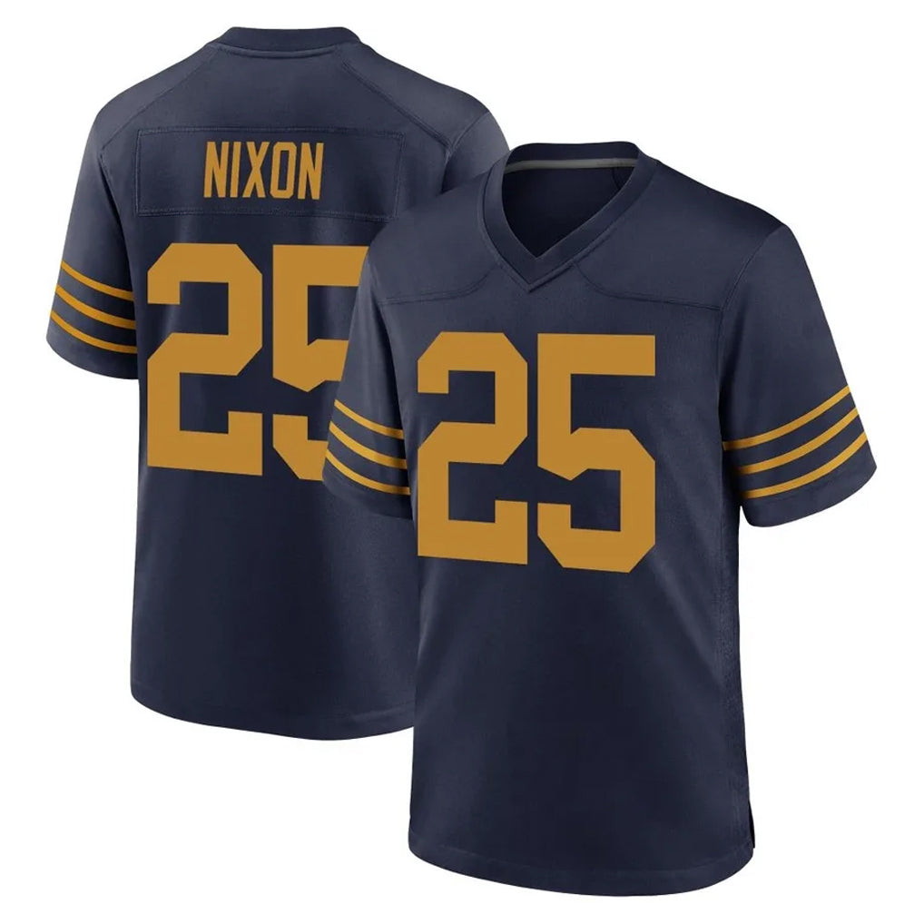 Ncoe GB.Packers #25 Keisean Nixon Player Navy The 1923 Classic Home Game Stitched Jerseys