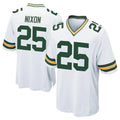Ncoe GB.Packers #25 Keisean Nixon Player White Home Game Stitched Jerseys