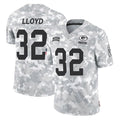 Ncoe GB.Packers #32 MarShawn Lloyd Player Arctic Camo Salute To Service Limited Stitched Jerseys