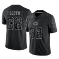 Ncoe GB.Packers #32 MarShawn Lloyd Player Black Reflective Limited Home Game Stitched Jerseys