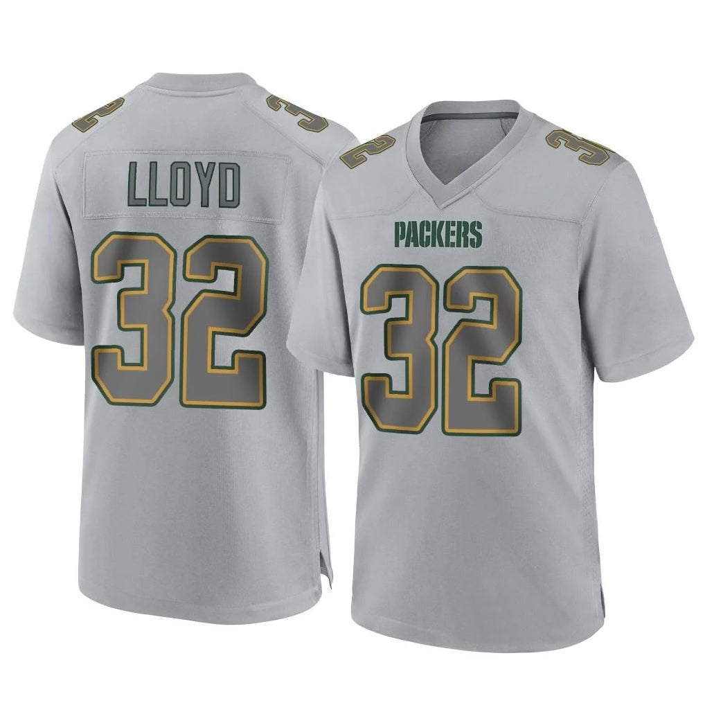 Ncoe GB.Packers #32 MarShawn Lloyd Player Gray Atmosphere Fashion Home Game Stitched Jerseys