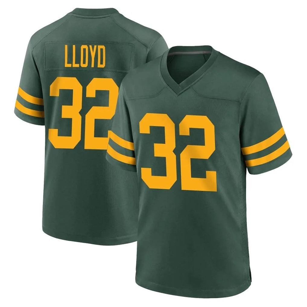 Ncoe GB.Packers #32 MarShawn Lloyd Player Green Alternate Home Game Stitched Jerseys