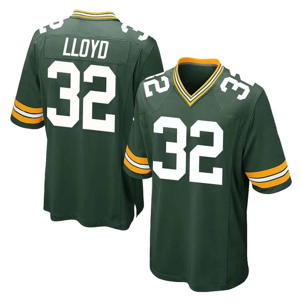 Ncoe GB.Packers #32 MarShawn Lloyd Player Green Home Game Stitched Jerseys