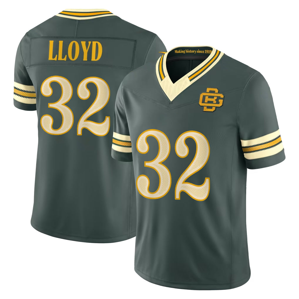 Ncoe GB.Packers #32 MarShawn Lloyd Player Green Limited 2026 Rivalries Collection Home Game Stitched Jerseys