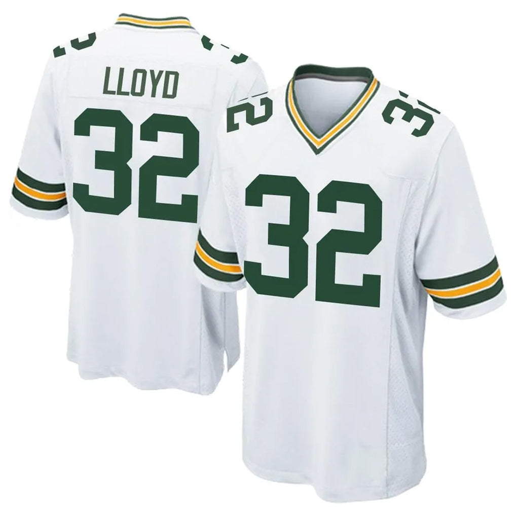 Ncoe GB.Packers #32 MarShawn Lloyd Player White Home Game Stitched Jerseys