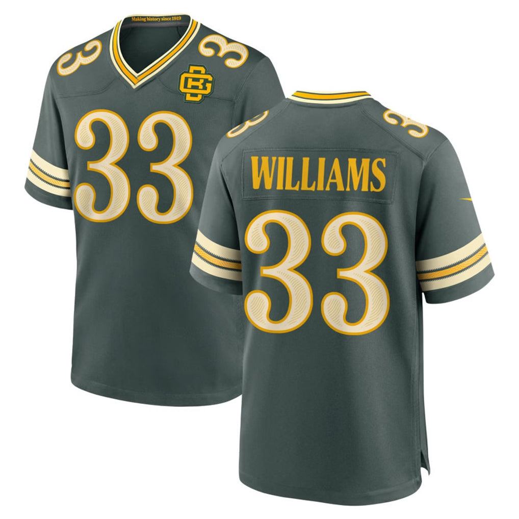 Ncoe GB.Packers #33 Evan Williams Player Green 2026 Rivalries Collection Home Game Stitched Jerseys