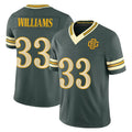 Ncoe GB.Packers #33 Evan Williams Player Green Limited 2026 Rivalries Collection Home Game Stitched Jerseys