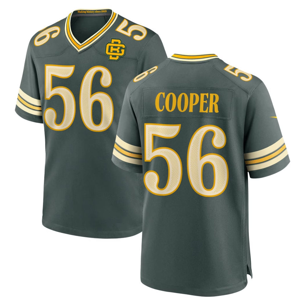 Ncoe GB.Packers #56 Edgerrin Cooper Player Green 2026 Rivalries Collection Home Game Stitched Jerseys