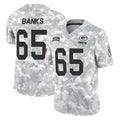 Ncoe GB.Packers #65 Aaron Banks Player Arctic Camo Salute To Service Limited Stitched Jerseys
