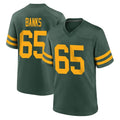 Ncoe GB.Packers #65 Aaron Banks Player Green Alternate Home Game Stitched Jerseys