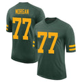 Ncoe GB.Packers #77 Jordan Morgan Player Green Alternate Vapor Home Game Stitched Jerseys