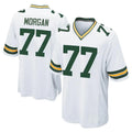 Ncoe GB.Packers #77 Jordan Morgan Player White Home Game Stitched Jerseys