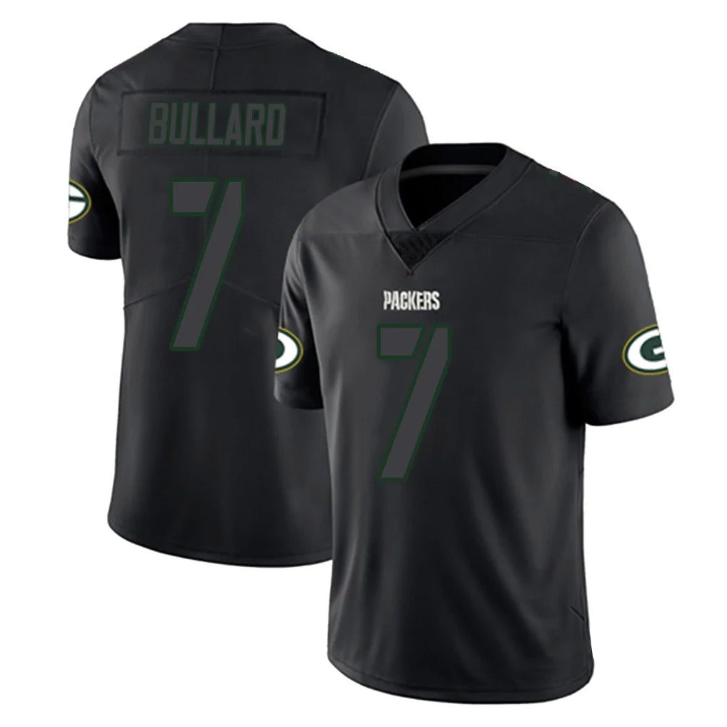 Ncoe GB.Packers #7 Javon Bullard Player Black Impact Limited Home Game Stitched Jerseys